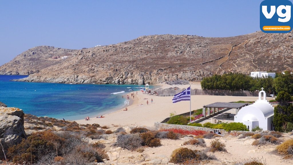 Spiaggia Di Elia Mykonos Vacanzegreche