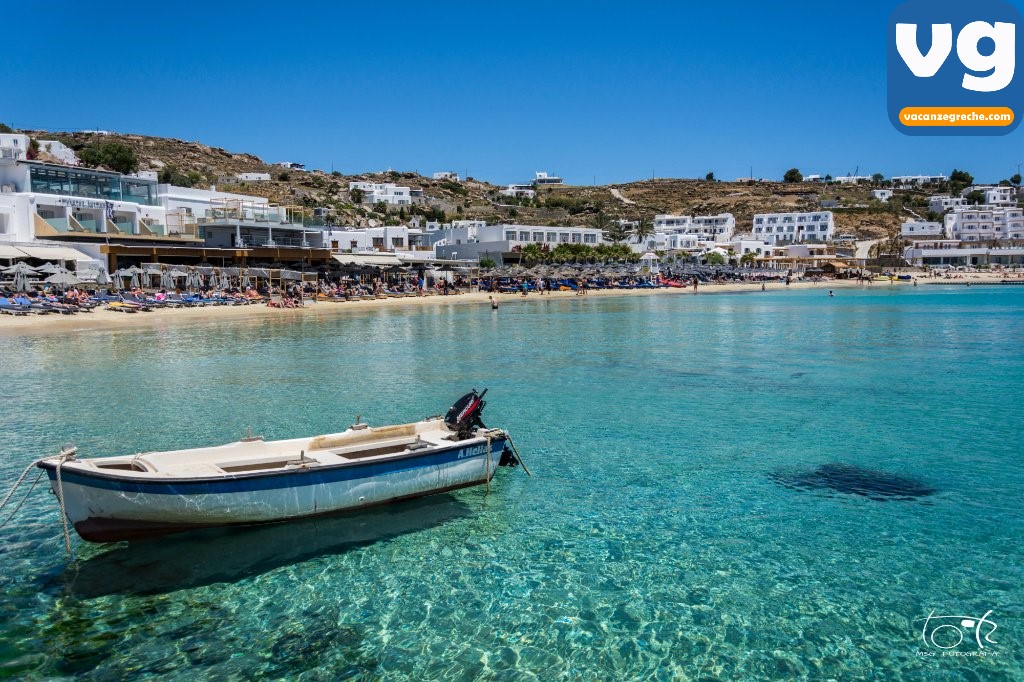 Spiaggia Di Platis Gialos Mykonos Vacanzegreche